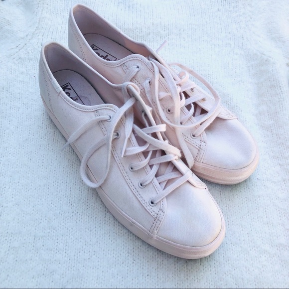 Keds Triple Kick Light Pink Canvas by Anthropology - Picture 2 of 8